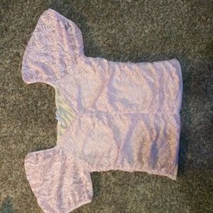 pink lace formal top